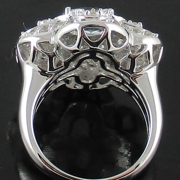 Victoria Wieck 1.85ct Aquamarine & Gemstone Ring - Picture 7 of 7